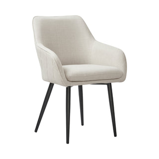 Esszimmerstuhl Strukturstoff Beige