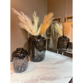 Cheetah Vase Smoke Small