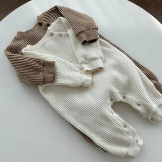 Annie & Charles® Waffle Piqué Jumpsuit