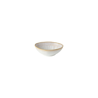 Brisa Beige Ovale Mini-Schale 10 cm – Kleine Steingut-Schale 6er Set