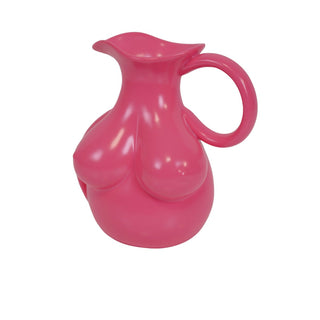 Vase - Brüste Krug - Keramik - Neon Pink - - 6,5x11x18cm