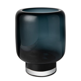 ZADAR Glasvase Ink Blue 30cm – Modernes Design & Kristallklare Eleganz