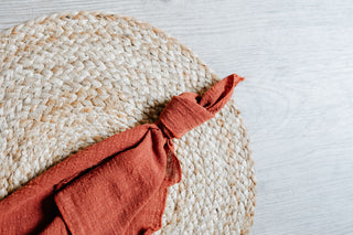 Leihware Stoffserviette terracotta/orange