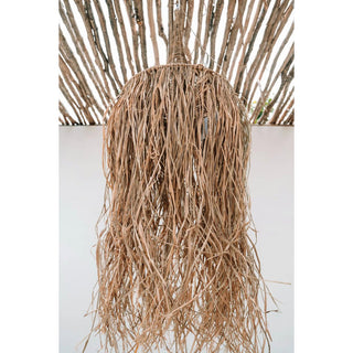 Lampenschirm aus Bast & Rattan – Boho Look Ø40 cm x H150 cm – Natur – Bazar Bizar Living