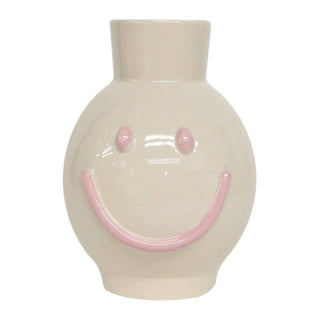 Vase SMILE rosa Keramik 15,5x15x20cm