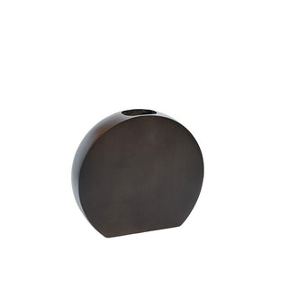 Vase Oval L bronze L20 x B5 x H20 cm