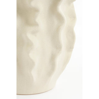 Sierra Vase aus Keramik in Beige – 31 cm | Mica Decorations