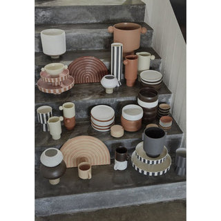 Inka Kana Blumentopf – Handgefertigt aus Keramik, Ø 10,5 cm, Rose