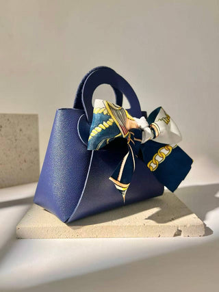Mini-Geschenktasche Eleganz Marineblau