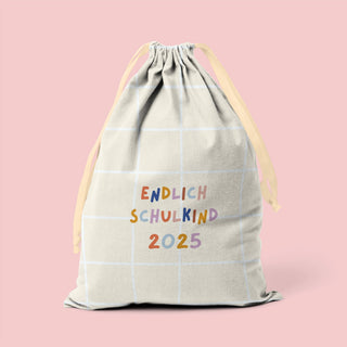 Bügelbild "Endlich Schulkind 2025" Klein