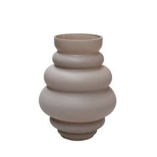 Vase The World „Maputo“ Vase Mattes Elfenbein – Glasvase in 2 Größen (S, M)