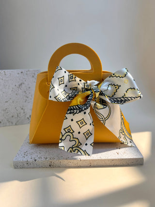 Mini-Geschenktasche Eleganz Marineblau