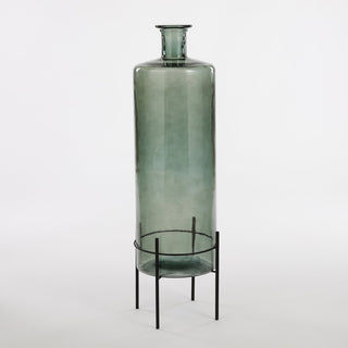 Mica Decorations – Guan Flaschenvase aus recyceltem Glas (H 75 cm, Ø 25 cm)