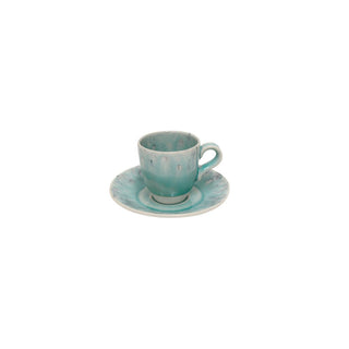 MADEIRA Espressotasse mit Untertasse 0,08 l Blau – Steingut Set a 6