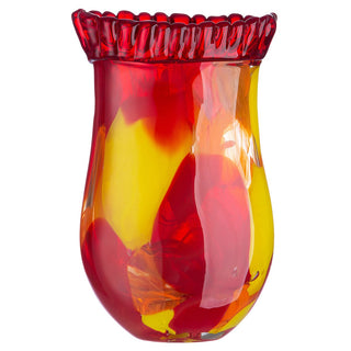 Glasart Vase „Gump“ orange rot