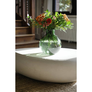 Bazar Bizar Living – Qiezi Vase aus recyceltem Glas (H 35 cm, Ø 29 cm)