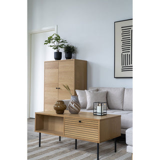 House Nordic Glasvase Braun Ø16x23 cm – Stilvolle Deko-Vas