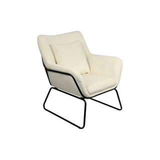 Relaxsessel mit Samtbezug Beige
