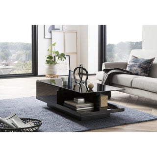 Couchtisch 120x60x36 cm schwarz