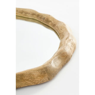 Nickwandspiegel L36 x B2 x H38 cm Mangohout - Dunkelbraun