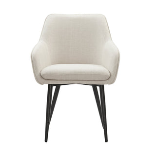 Esszimmerstuhl Strukturstoff Beige