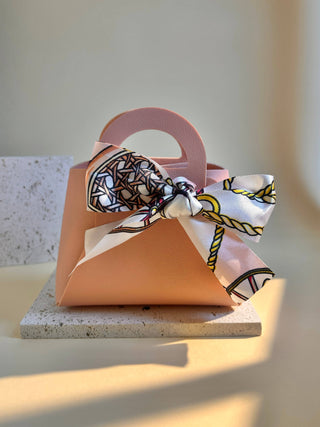 Mini-Geschenktasche Eleganz Originalität Orange