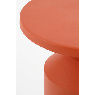 Feroza -Seitentisch - Metall - Orange