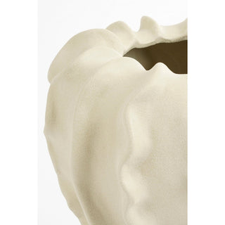 Sierra Vase aus Keramik in Beige – 31 cm | Mica Decorations