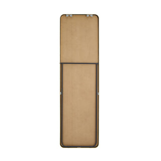 Goldener Standspiegel 50x160 cm – Ganzkörperspiegel mit Aluminiumrahmen & klappbarem Ständer