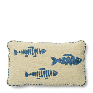 Fischperlen Kissenbezug 50x30