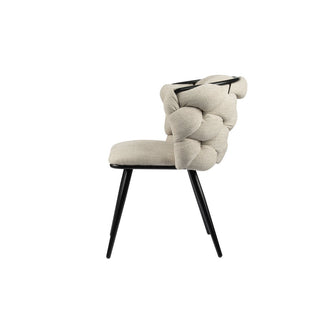 Esszimmerstuhl Rock - beige  - 2er-Set