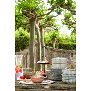 Rama Etagère 2-Tier - H36 x Ø28 cm - Metal - Black