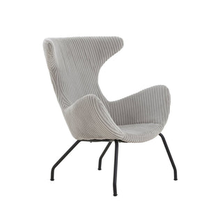 Relaxsessel Grau Texturstoff
