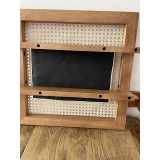 Beliebter Chandigarh -Stuhl - Stil Pierre Jeanneret - Holz und Rattan - hohe Qualität - klar oder Walnuss