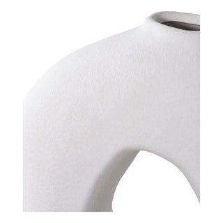 House Nordic Keramikvase – Elegantes Design in Weiß (H 27,8 cm)