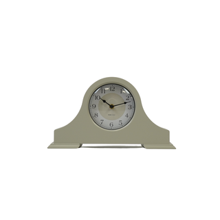 Housevitamin Manteluhr im modernen Retro-Design – 36 cm Sand - 36x8,5x20 cm