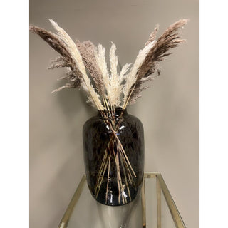 Cheetah Vase Smoke Small
