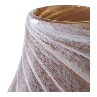 House Nordic Glasvase Braun Ø16x23 cm – Stilvolle Deko-Vas