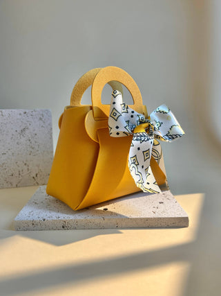 Mini-Geschenktasche Eleganz Marineblau