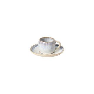 BRISA Kaffeetasse mit Untertasse – Ria Blue | Handgefertigte 6er Set