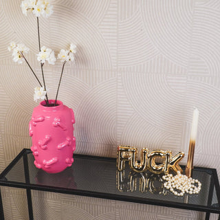 Vase "Penis" Keramik neon pink 17x17x27cm