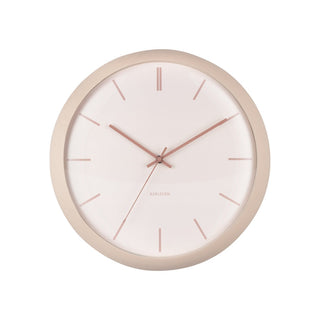 Wanduhr Nirvana Globe beige