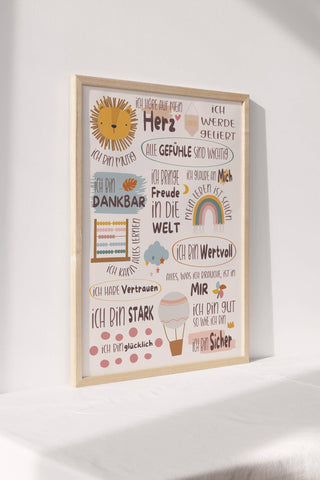Affirmationsposter Harmonie