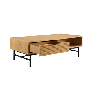 Couchtisch 120x60 cm Eiche Echtholzfurnier