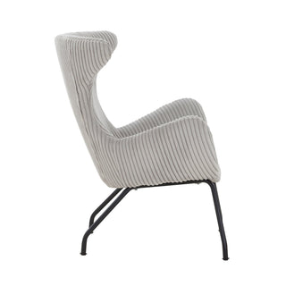 Relaxsessel Grau Texturstoff