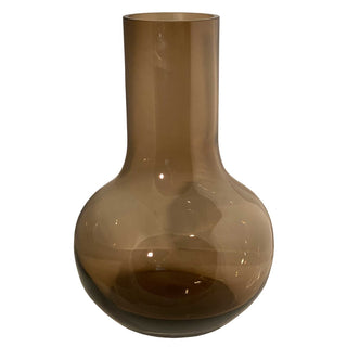 Glasvase Seim Topaz Braun – Handgeblasene Vase Ø25,5 x H37 cm