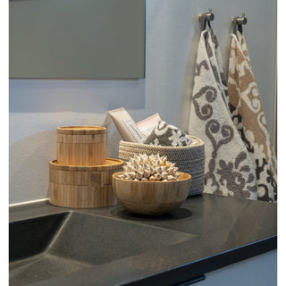 Korb "Cadima" Baumwolle, Beige, 3er-Set