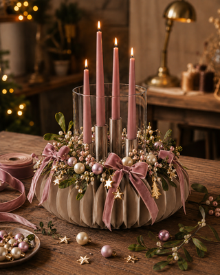 Adventssockel Zubehör – Kerzen, Schleifen, Charms & Weihnachtsdeko