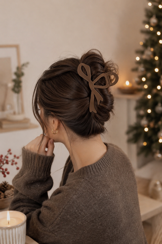 Velvet Bow – Samt Schleifen-Haarspangen & Haarklammern