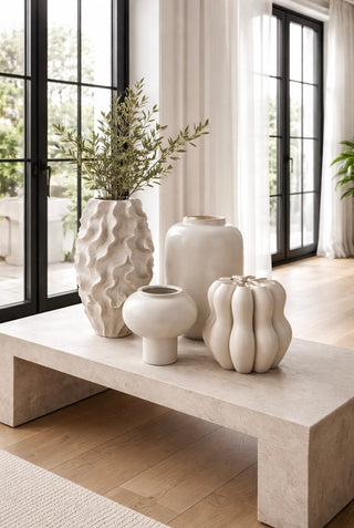 ABSTRACT KOLLEKTION Moderne Designvasen, Tischbrenner & Kerzenhalter – MÄDCHENZIMMER